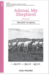 Adonai, My Shepherd SSA choral sheet music cover